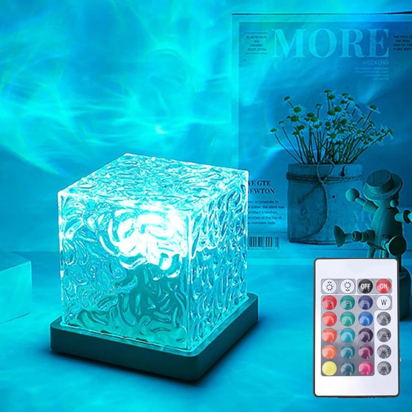 Ocean Wave Projection Lamp — Creates a 3D Water Ripple Projection Effect