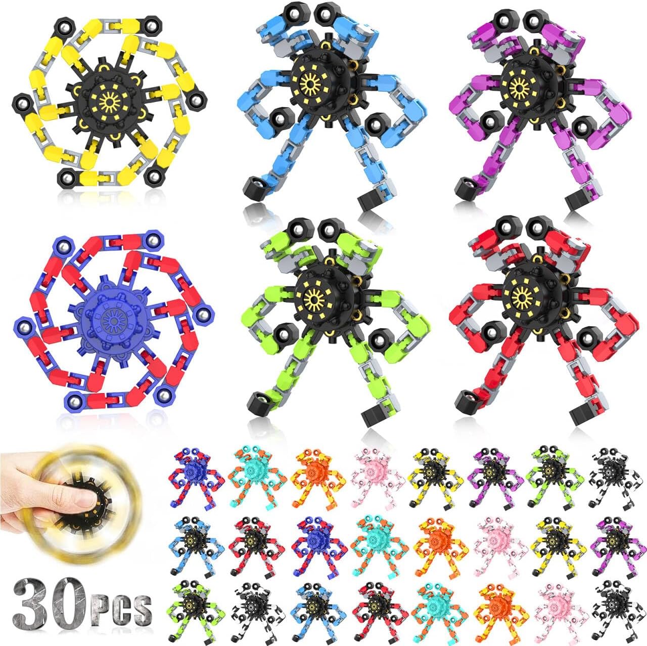 Deformable fidget spinner