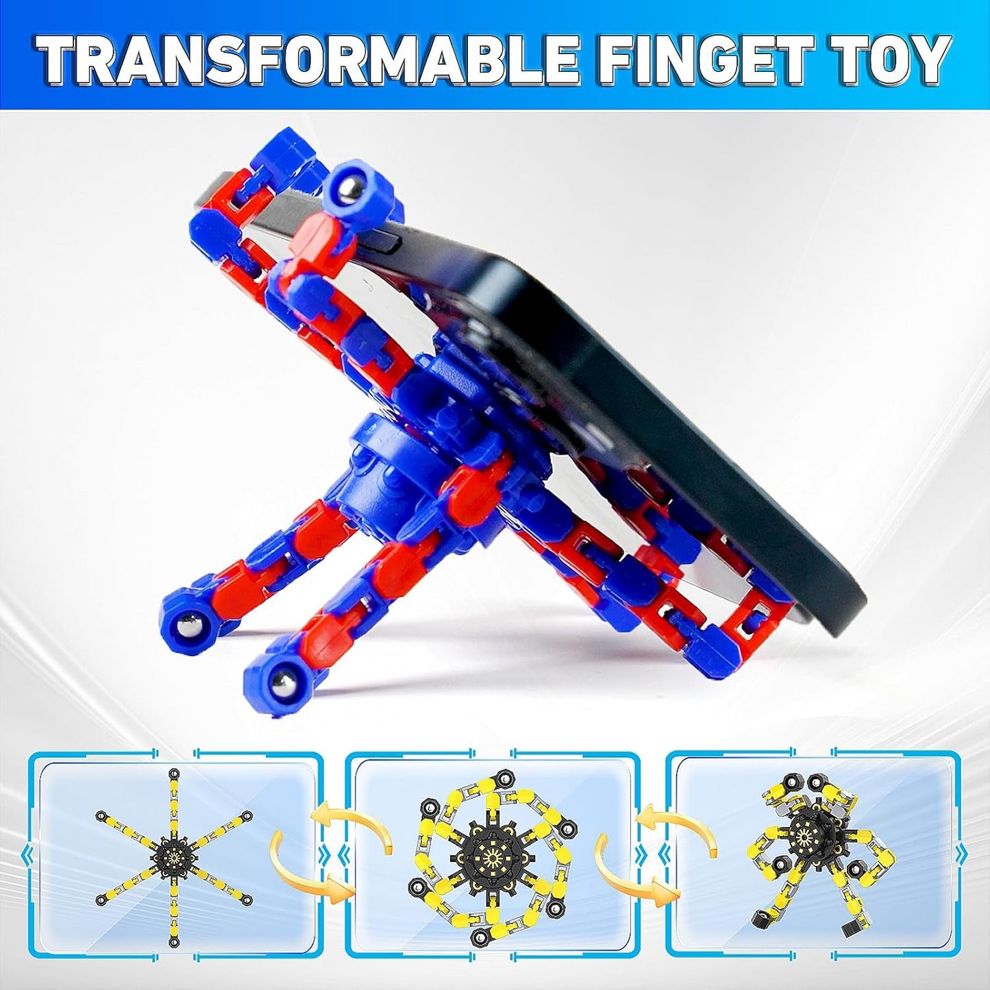 Deformable fidget spinner