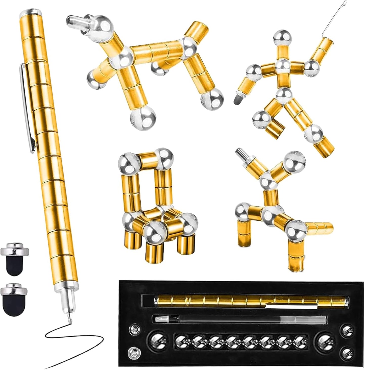 Magnetic fingertip pen, decompression magnetic pen fingertip toy pen