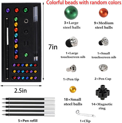 Magnetic fingertip pen, decompression magnetic pen fingertip toy pen
