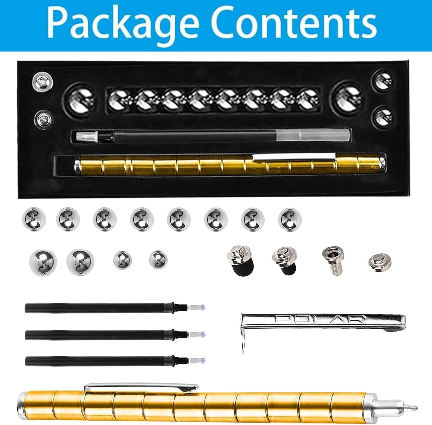 Magnetic fingertip pen, decompression magnetic pen fingertip toy pen