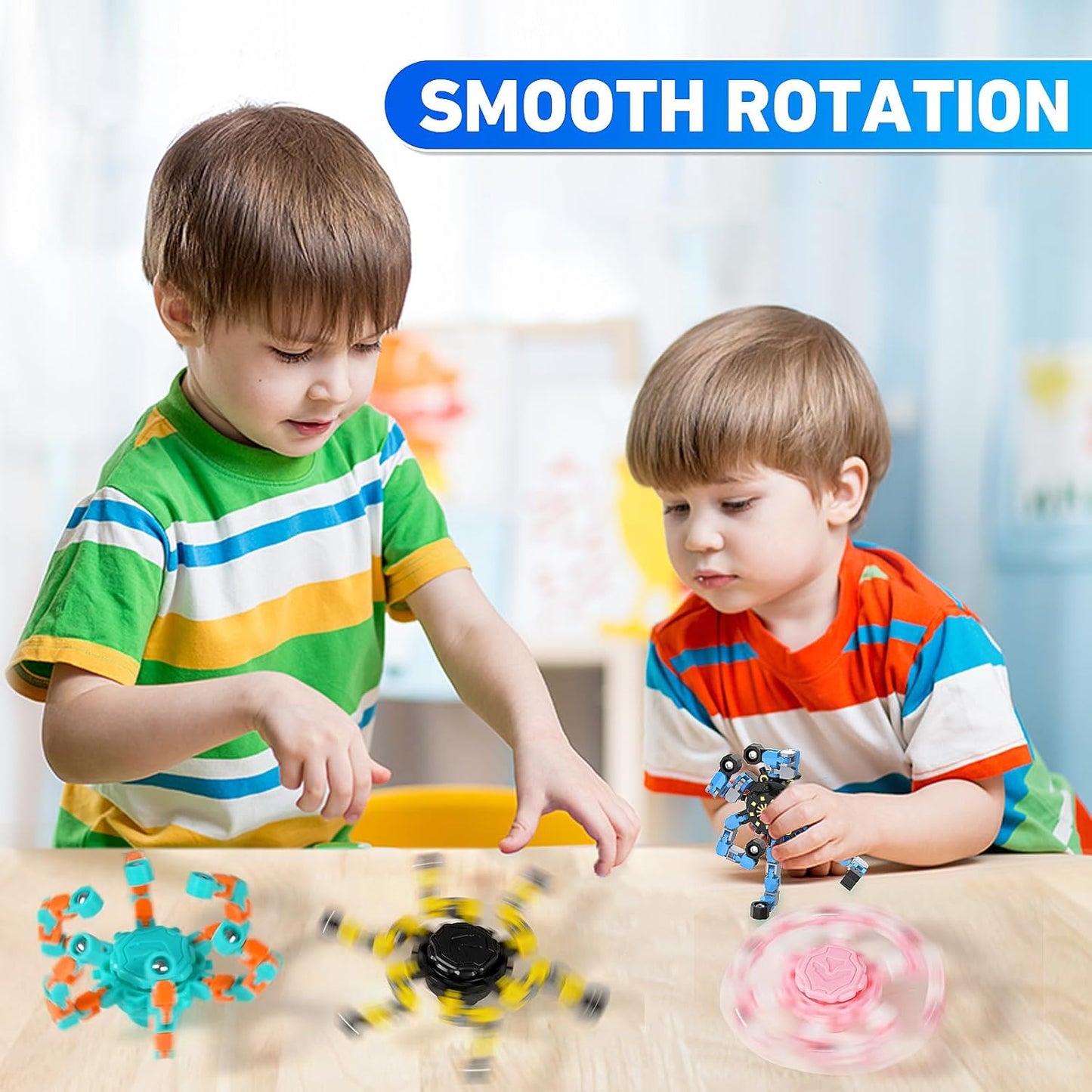 Deformable fidget spinner