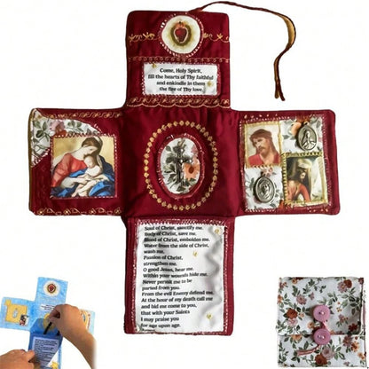 ✝️Handmade Miniature Shrine (Includes Silver Cross)