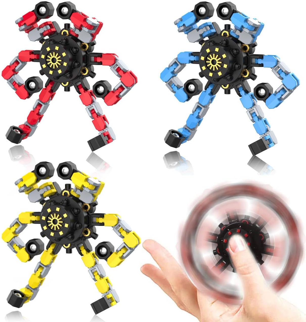 Deformable fidget spinner