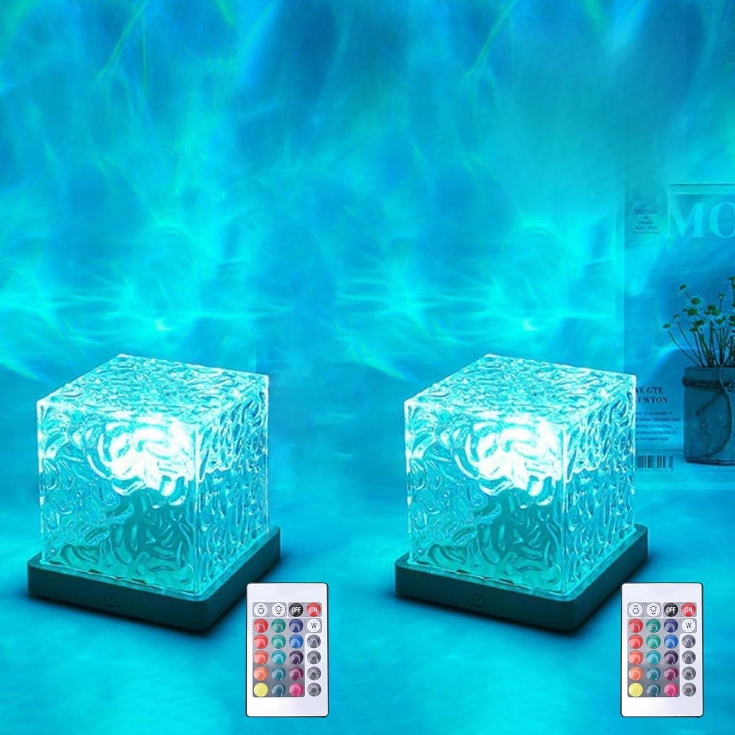 Ocean Wave Projection Lamp — Creates a 3D Water Ripple Projection Effect