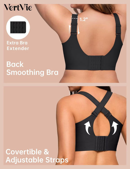 Vertvie Plus Size Jelly Bra