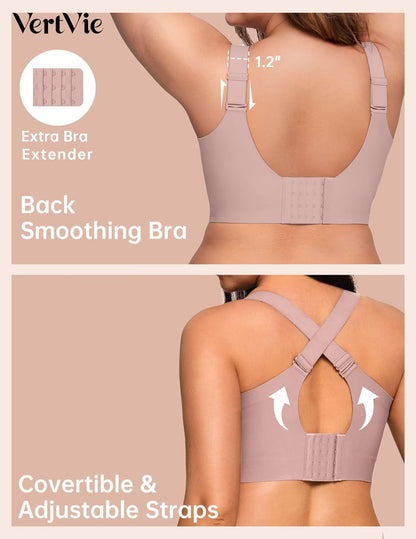 Vertvie Plus Size Jelly Bra