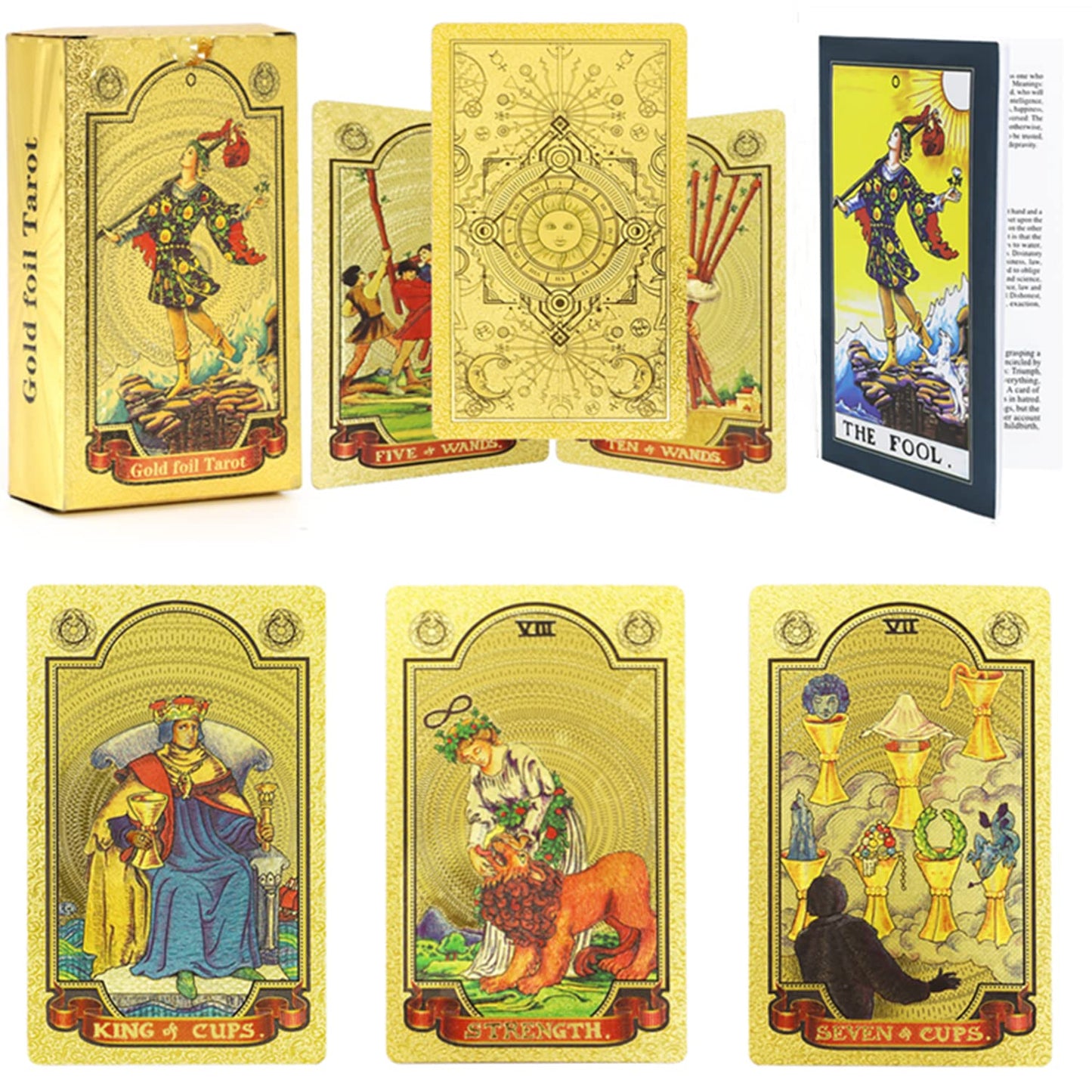Explore the Mystical World of Tarot Gold Foil Tarot
