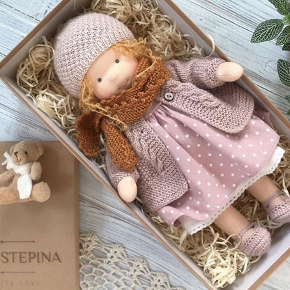 ALL🎁🎁The Best Gift for Kids-Handmade Waldorf Doll👧