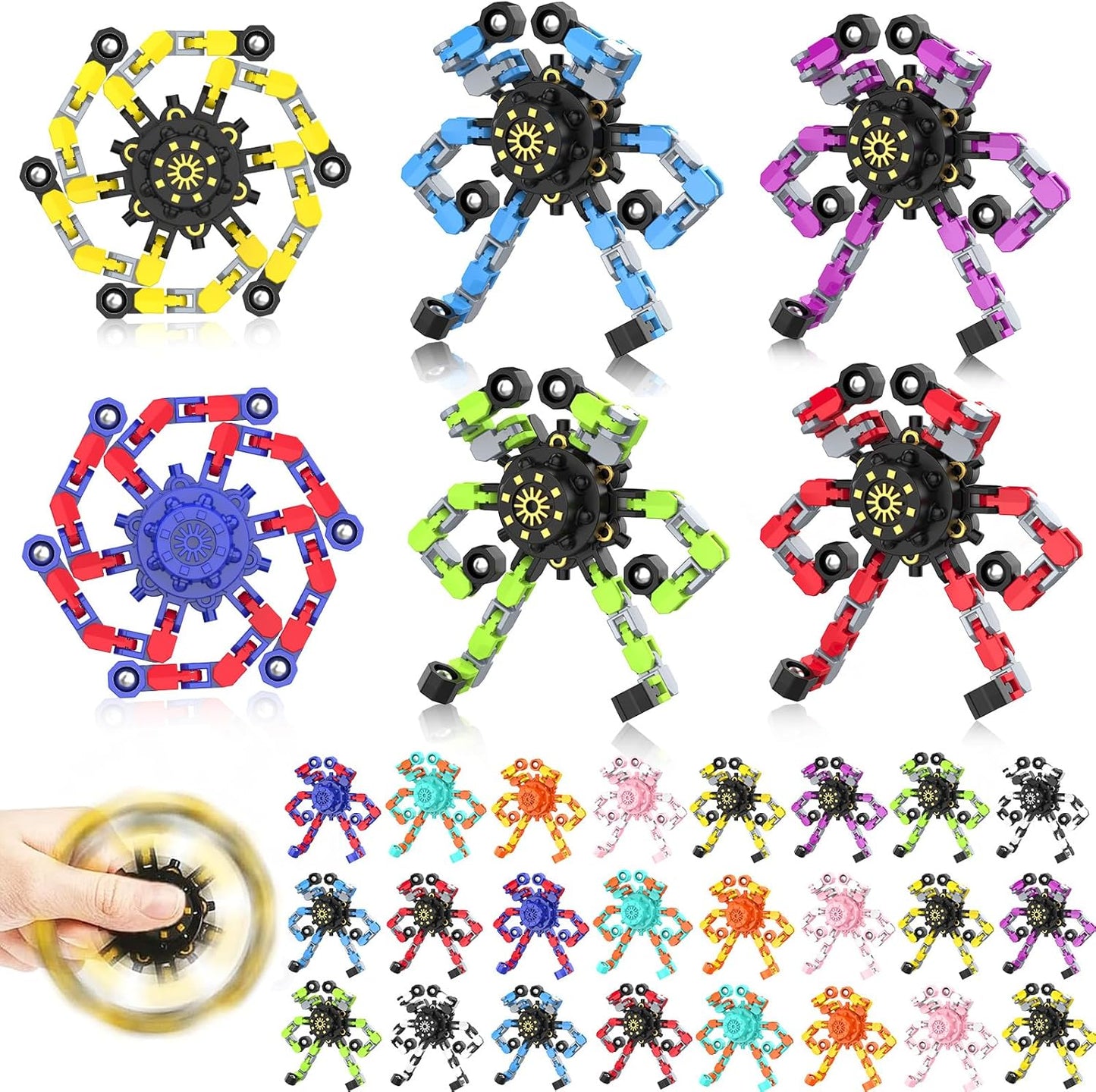 Deformable fidget spinner