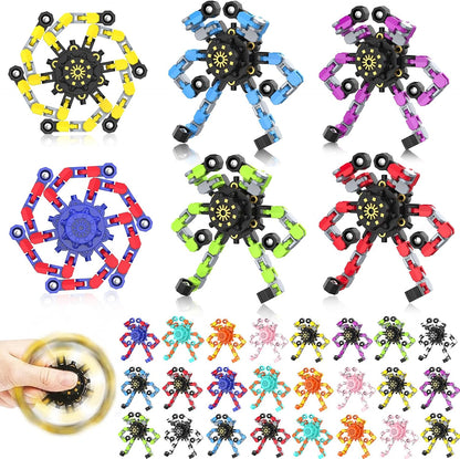 Deformable fidget spinner