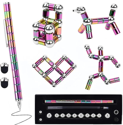 Magnetic fingertip pen, decompression magnetic pen fingertip toy pen