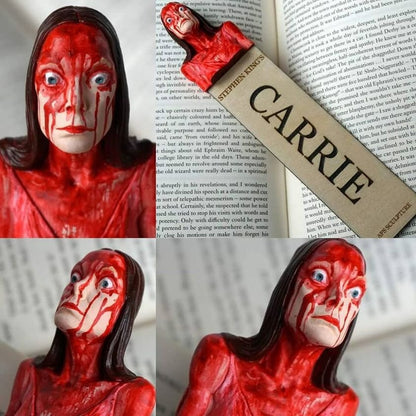 🔥Limited time 50%discount🔥 - 3D human head horror bookmark