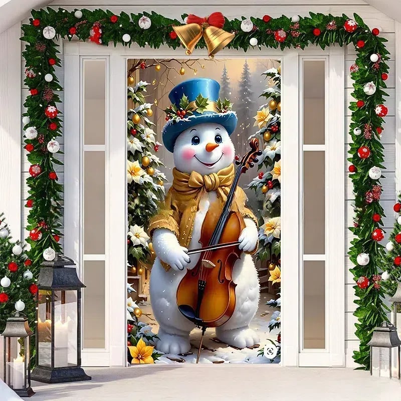 🌟🌟Christmas and Halloween front door decoration