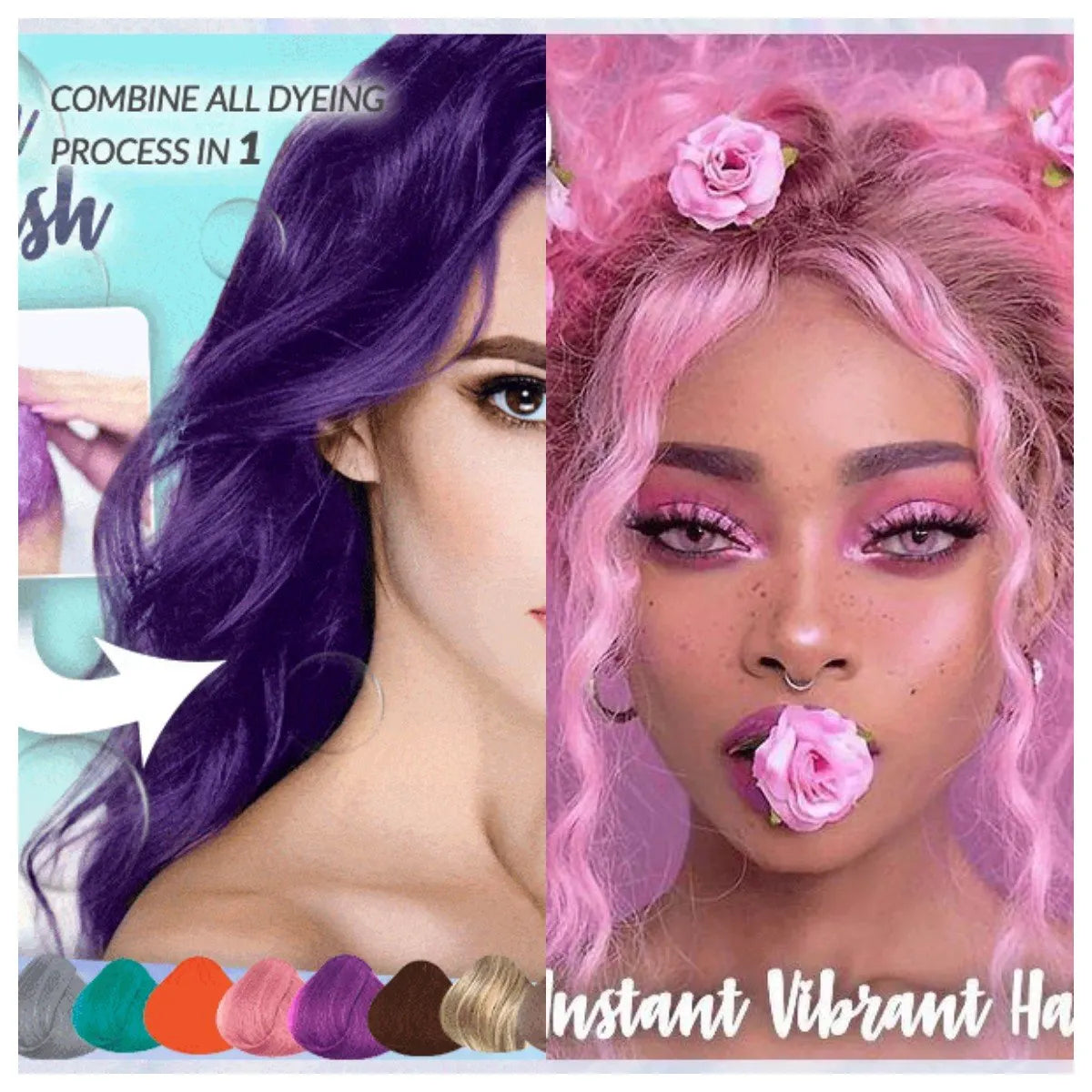Nourishing Hair Coloring Dye No Bleaching Safe Hair Care Styling Product