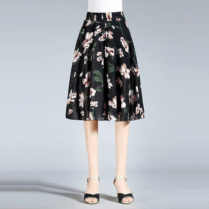 Radiantgrp - Women's Vintage Style Wide Leg Culottes