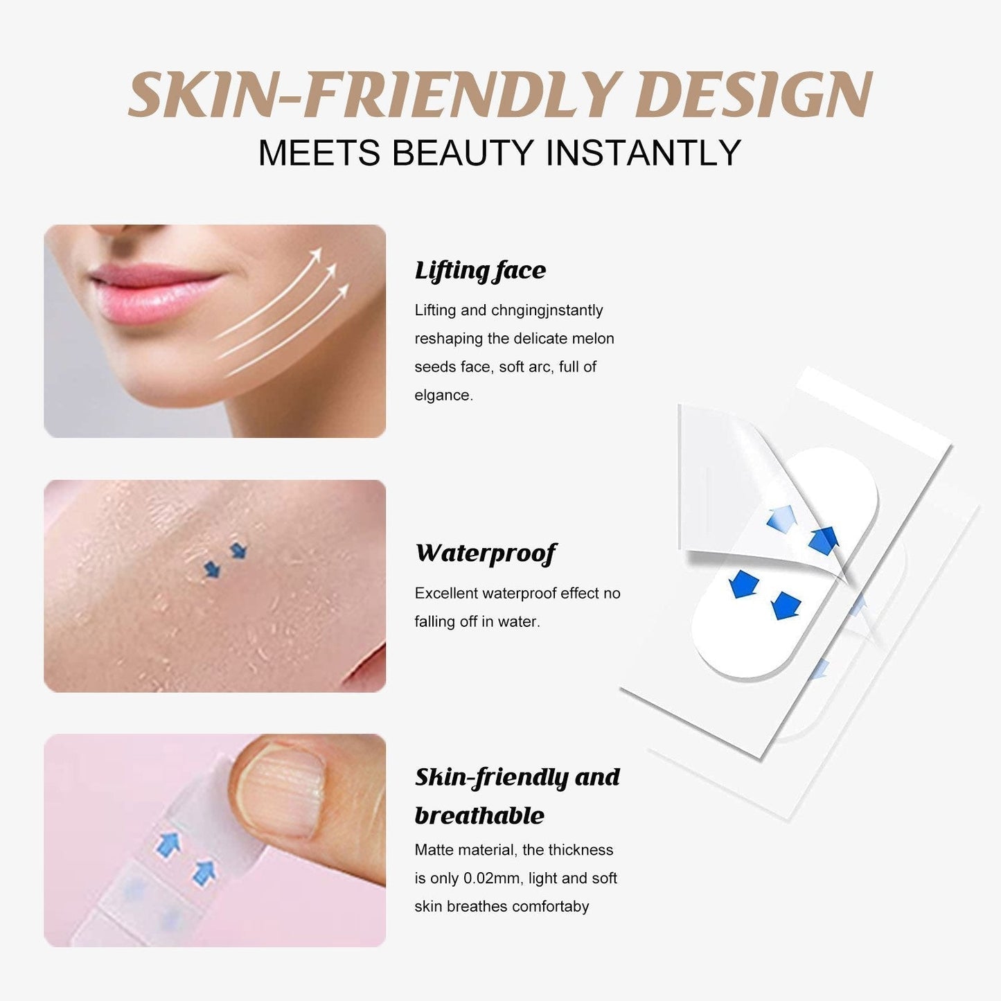 Invisible Face Lifter Tape