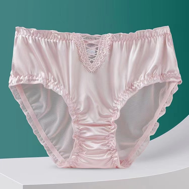 💥Buy One Get Two Free - Lace Panties, Satin, Ice Silk Seamless Briefs