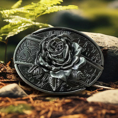 🔥LAST DAY 50% OFF🔥Fashion Punk Hidden Folding Knife Leather Belt