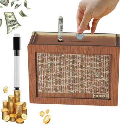 🔥Wooden Savings Box🎁