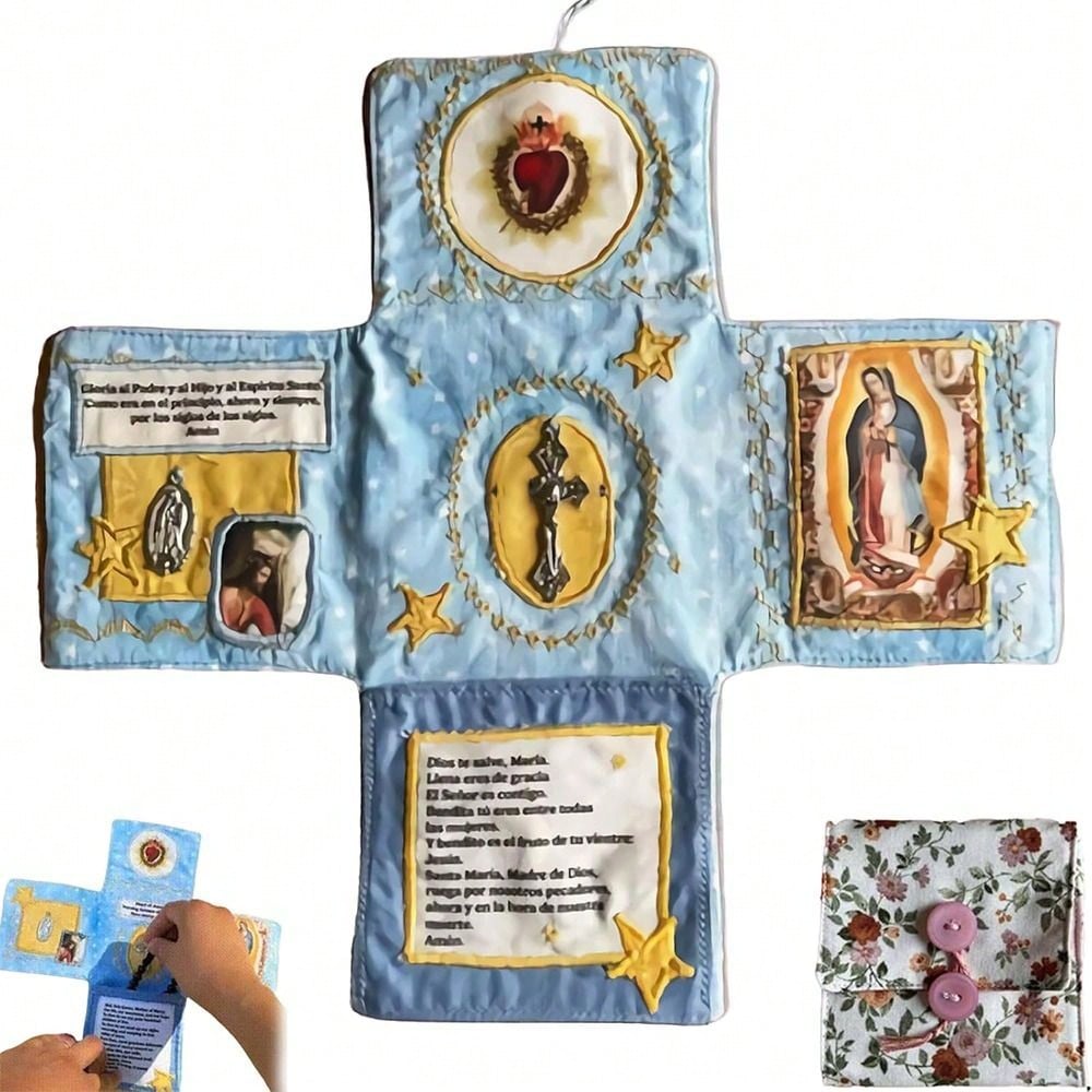 ✝️Handmade Miniature Shrine (Includes Silver Cross)