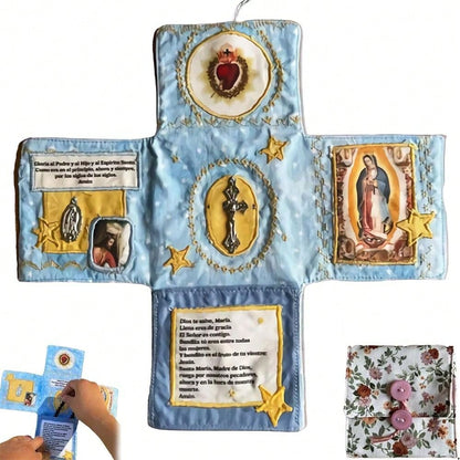 ✝️Handmade Miniature Shrine (Includes Silver Cross)
