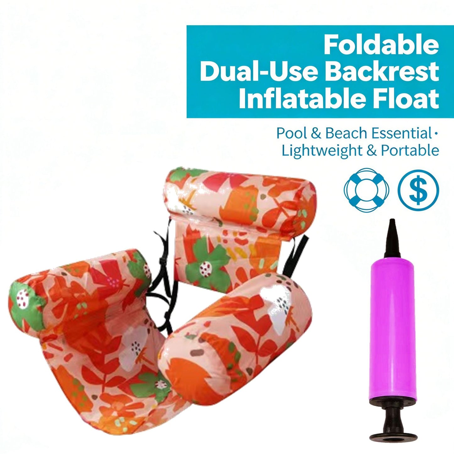 🏝️Summer Best-Seller 49% off🏊‍♂️ Foldable Inflatable Pool Lounger