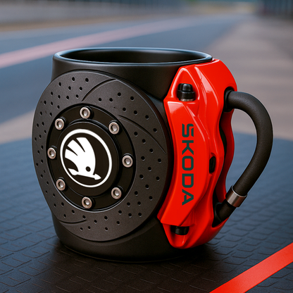 🥳Most popular brake caliper mug with car logo🏎