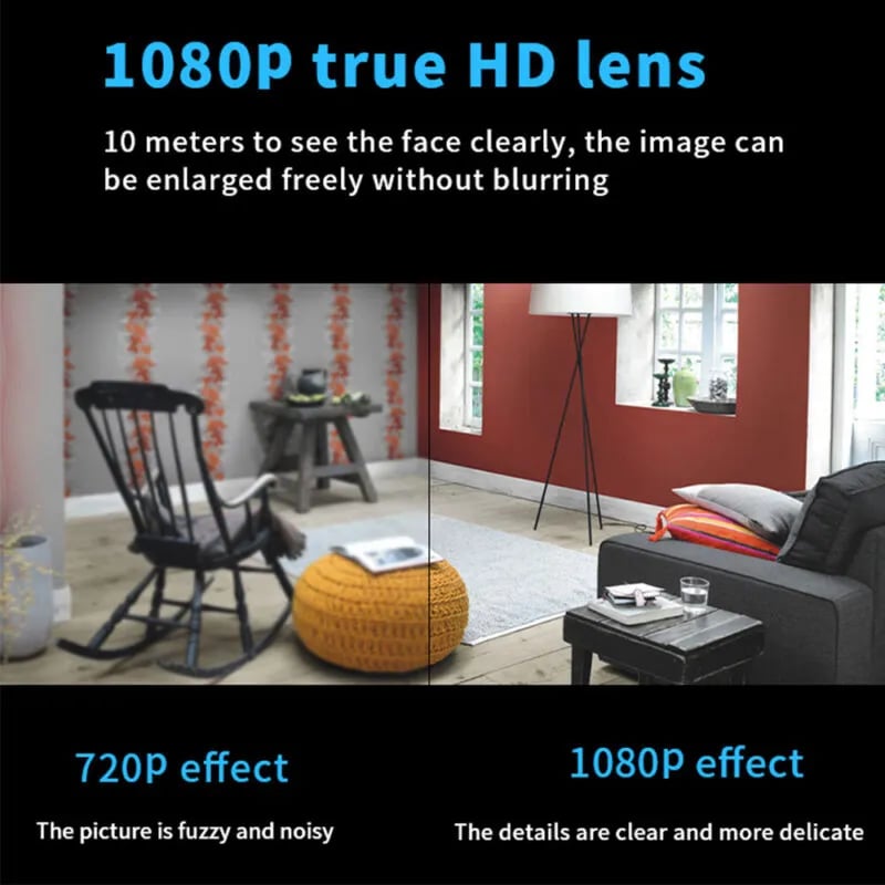 🔥This year's hottest items - 📸📸Mini WIFI Camera 1080P HD - Night Vision Included