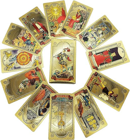 Explore the Mystical World of Tarot Gold Foil Tarot