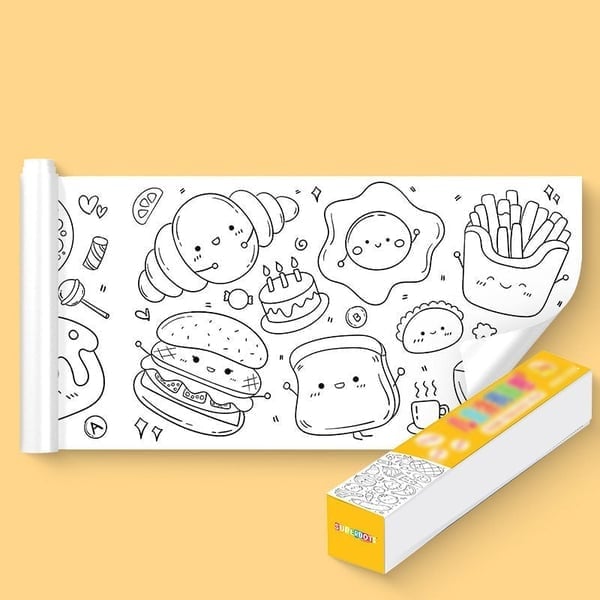 🖍️$9.99 🎨- Children's drawing scroll (perfect gift for children)🎁