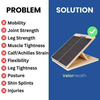 🔥Portable Wooden Slant Board for Calf Stretching