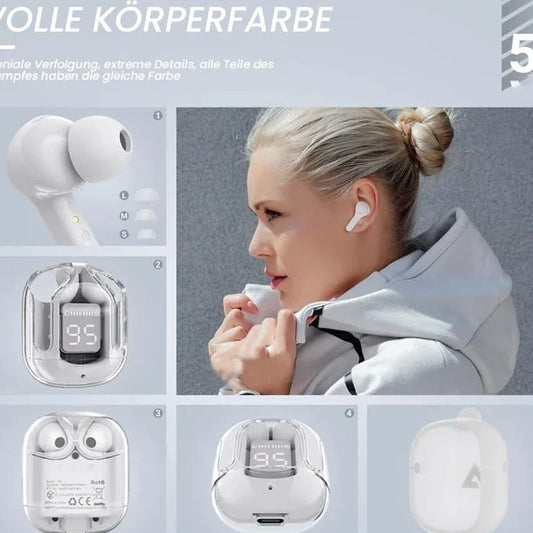 Bluetooth headphones with ENC noise cancellation