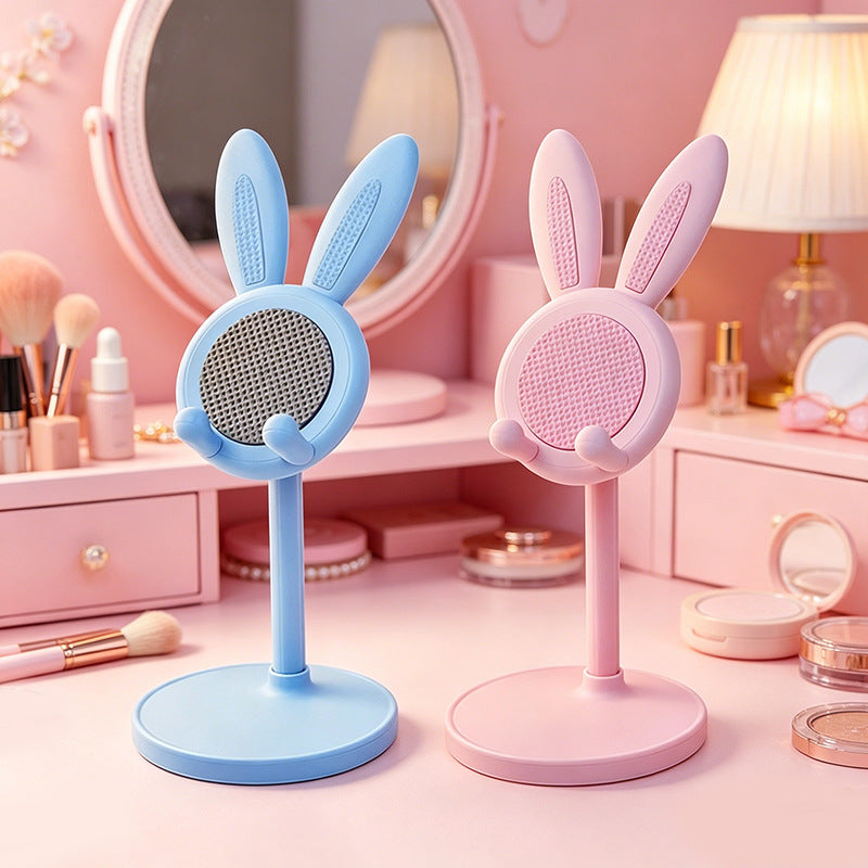 Cross-Border Little Rabbit Mobile Phone Holder Desktop Lazy Lift Support Stand Selfie Live Broadcast Lazy Mobile Phone Holder