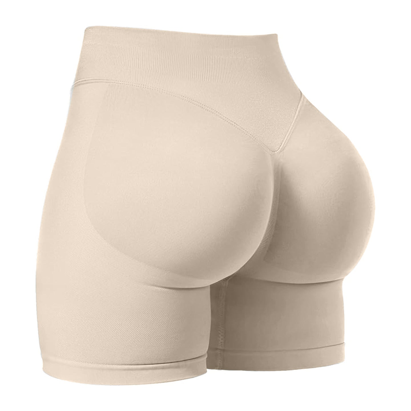 Women's Three-Section Seamless Athletic Shorts