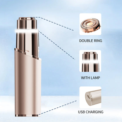 🔥2-in-1 Facial & Eyebrow Trimmer — Women's Electric Hair Remover