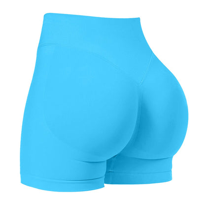 Women's Three-Section Seamless Athletic Shorts