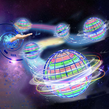 2026 New Model Levitating Flying Ball — 360-Degree LED Rotating Flying Ball