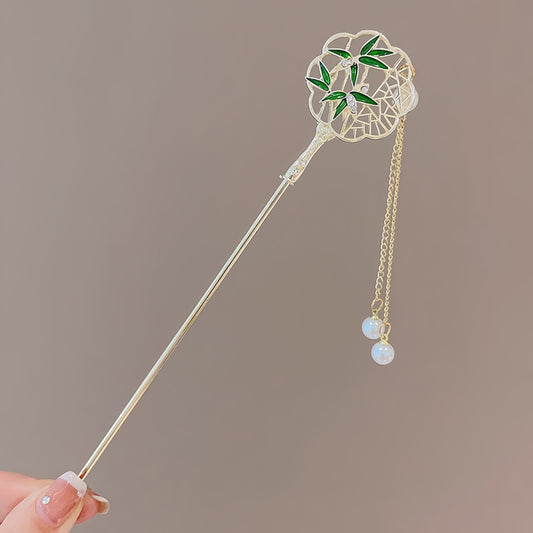 Antique tassel hairpin retro hairpin hair accessories(round fan tassel)