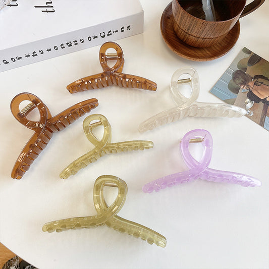 Acrylic jelly color hairpin (1 set)
