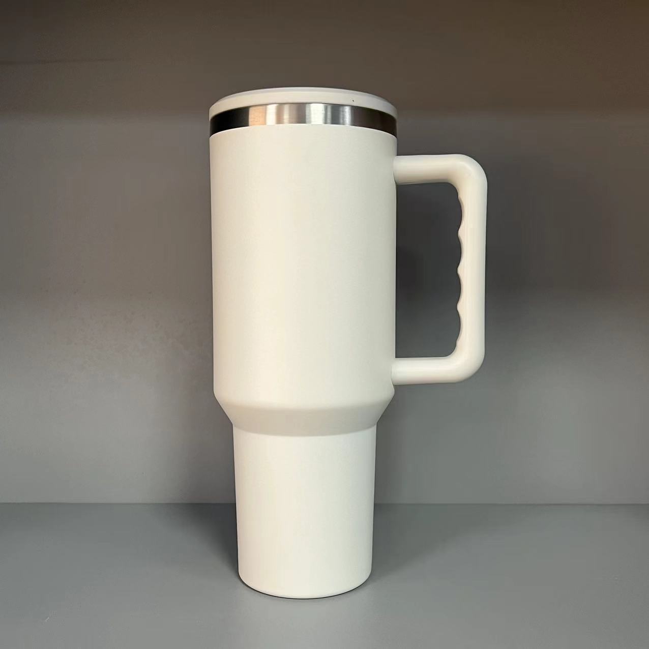 40oz Stainless Steel Third Generation Large Capacity Car Ice Cup with 304 Insulated Straw