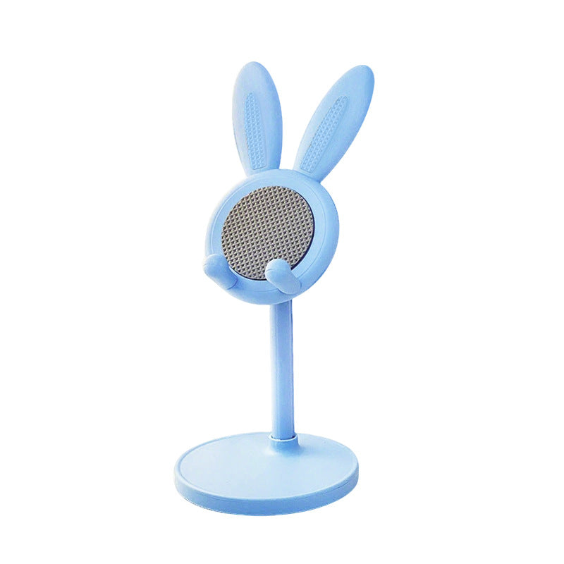 Cross-Border Little Rabbit Mobile Phone Holder Desktop Lazy Lift Support Stand Selfie Live Broadcast Lazy Mobile Phone Holder