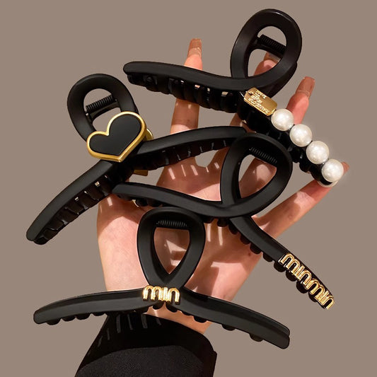 Black hairpin large (1 set)