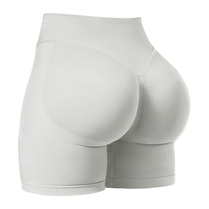 Women's Three-Section Seamless Athletic Shorts