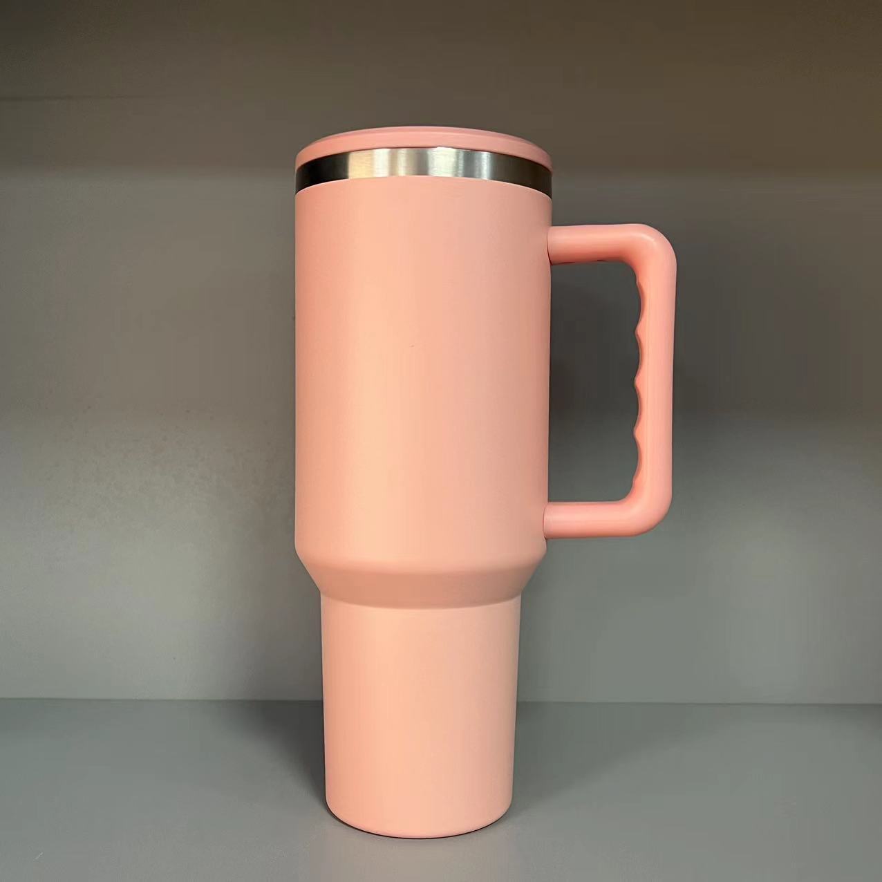 40oz Stainless Steel Third Generation Large Capacity Car Ice Cup with 304 Insulated Straw