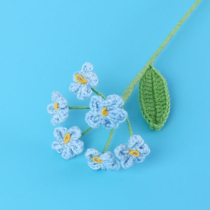 Forget-Me-Not Bouquet — Faux Textile Flowers for Home Decor