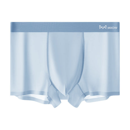 🔥🎁Comfort Men's Ultra-Thin Cooling Boxer Briefs Lightweight Microfiber Underwear Breathable No-Show Design ( 💥 3 PACK )