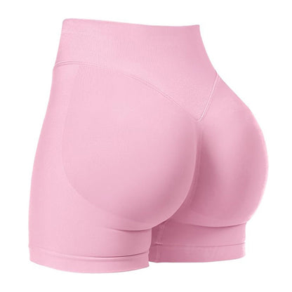 Women's Three-Section Seamless Athletic Shorts