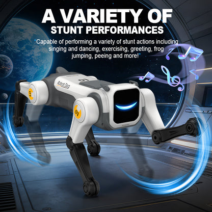 Cross-Border New Russian Intelligent Ai Robot Dog Voice Dialogue High-Tech Artificial Mobile Phone Remote Control Mechanical Dog Toy
